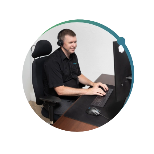 Conquest Wildman team member on call
